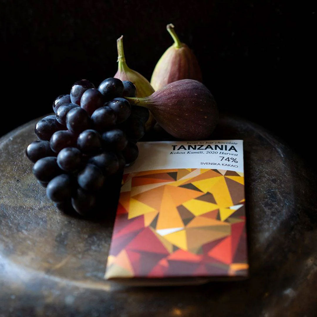 Chokladkaka. Svenska Kakao. Tanzania 74% Svenska Kakao
