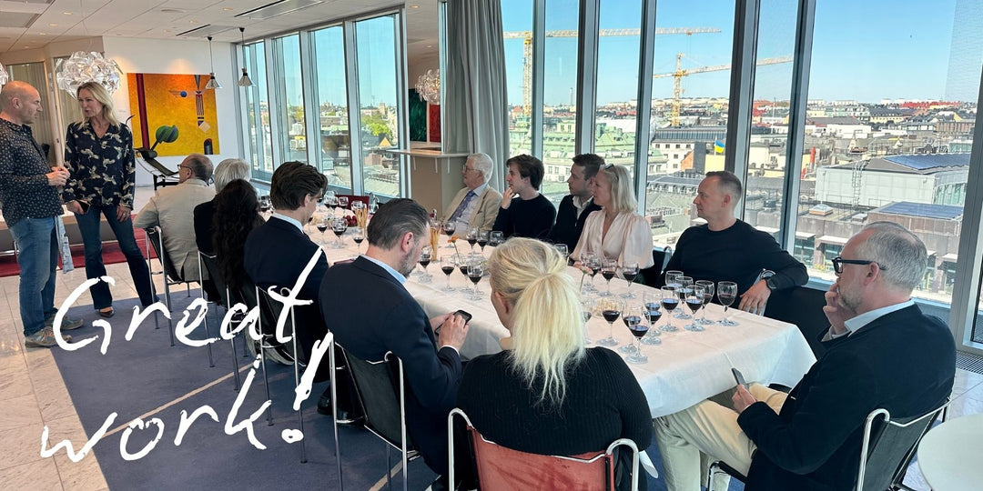 Vinprovning på KREAB