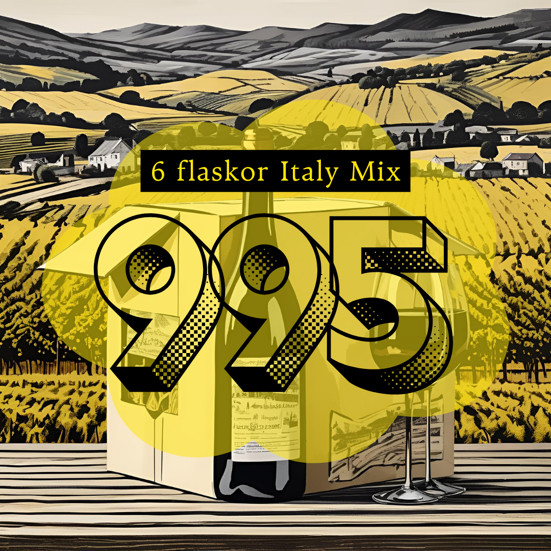 6 flaskor Italy Mix Amfora