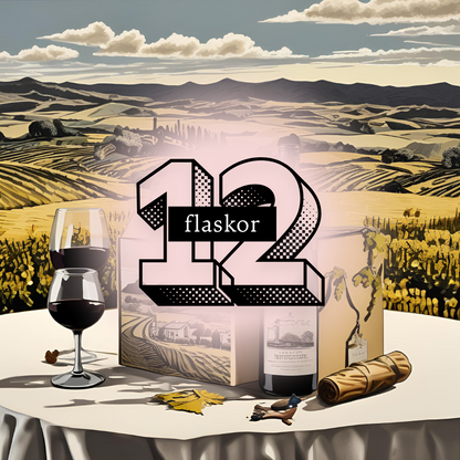 Smaklåda 12 flaskor Amfora