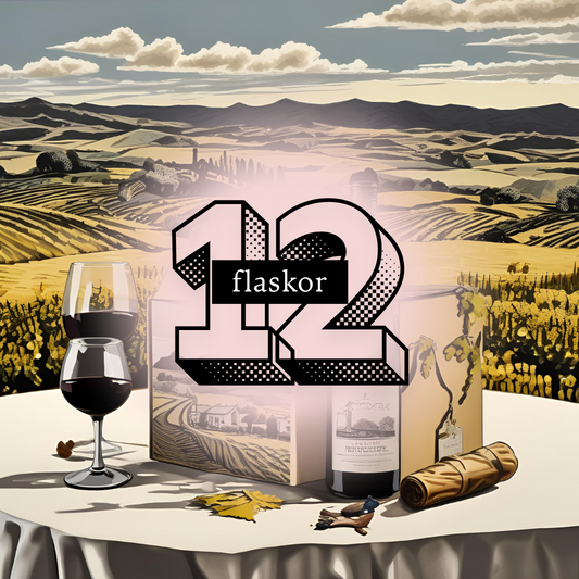 Smaklåda 12 flaskor Amfora