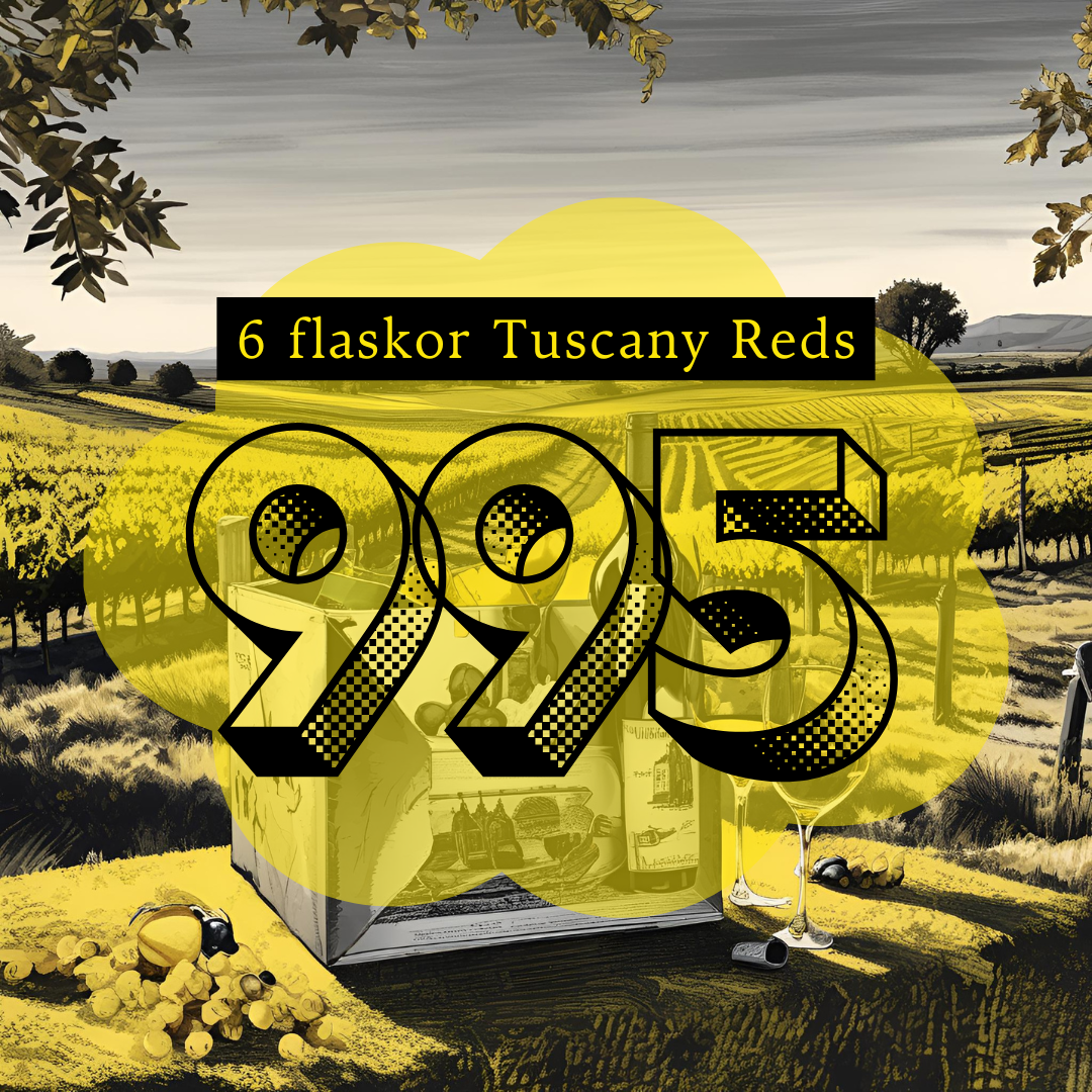 6 flaskor Tuscany Reds Amfora