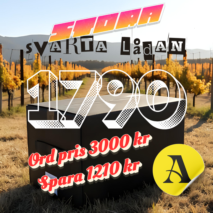 Stora svarta lådan Amfora