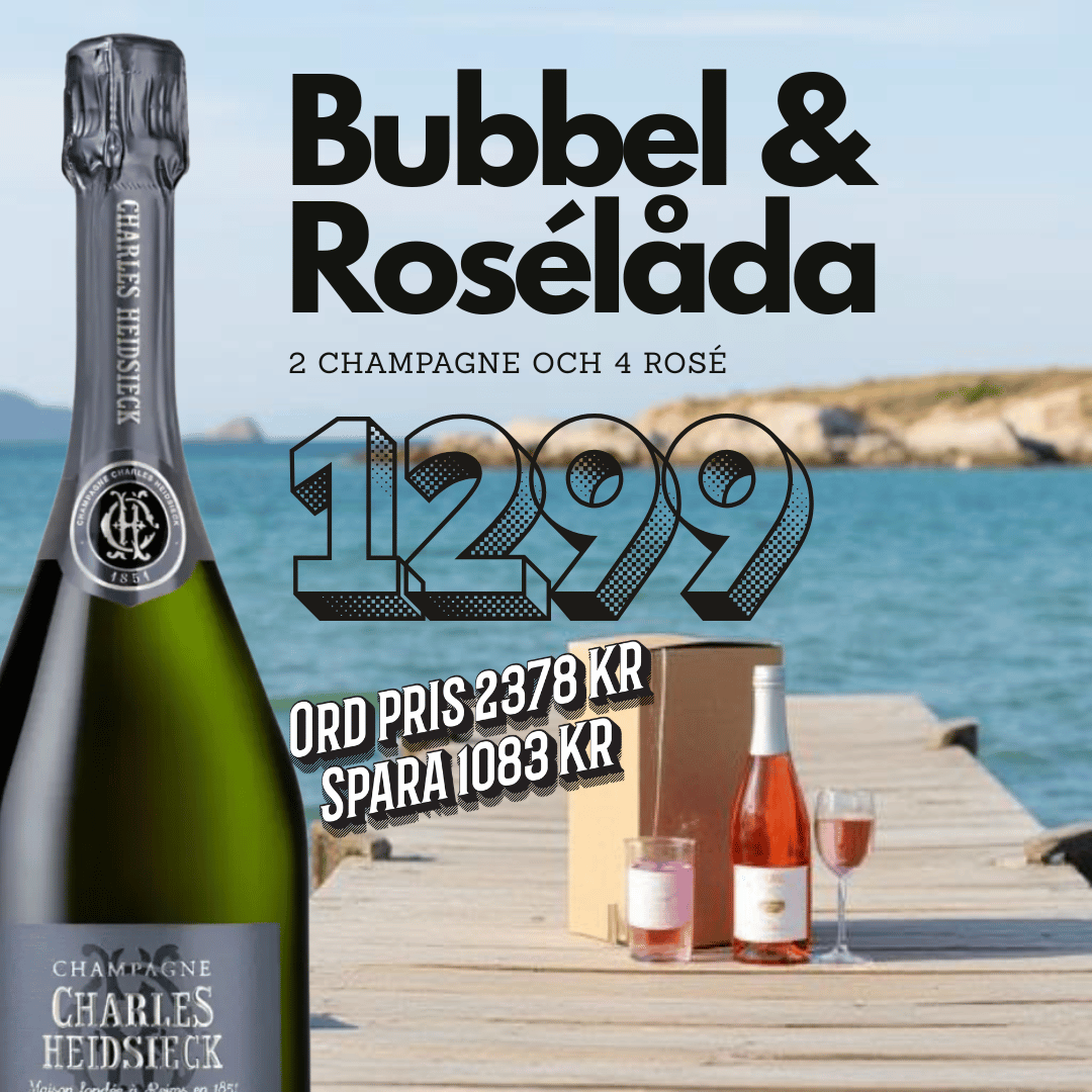 Champagne och Rosé (6 flaskor) Amfora