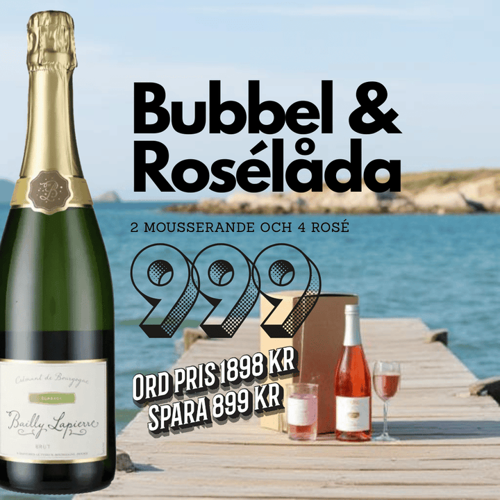 Mousserande och Rosé (6 flaskor) Amfora