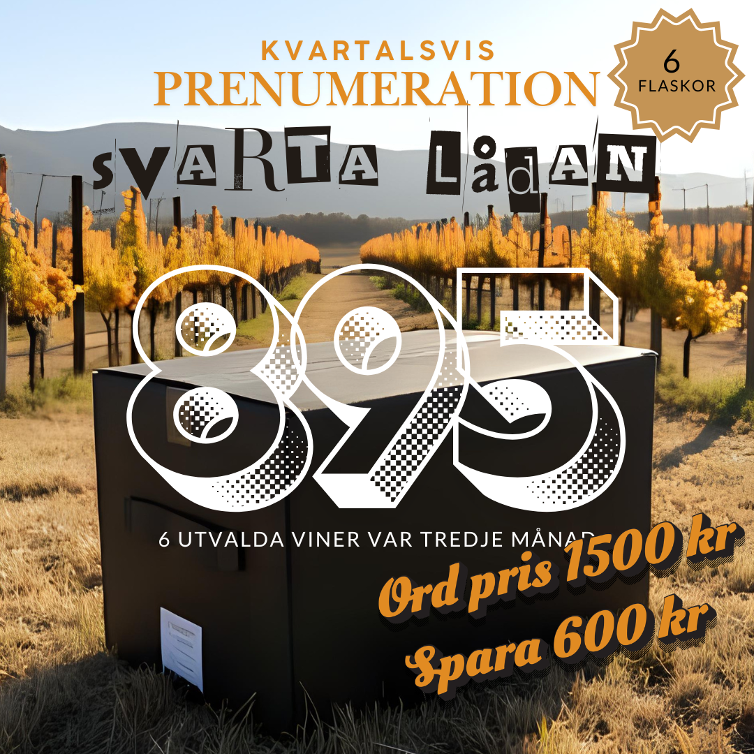 Svarta Lådan – prenumeration - 6 flaskor Amfora