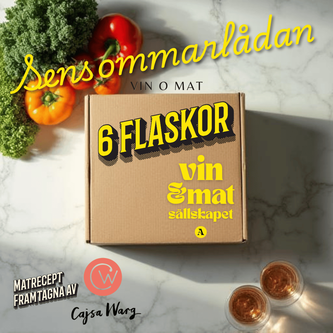 Vin & Matsällskapet. Sensommarlåda (6 flaskor) Amfora