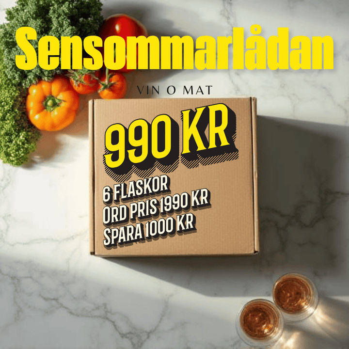 Vin o Mat. Sensommarlåda (6 flaskor) Amfora