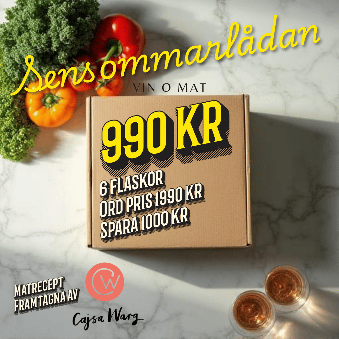Vin o Mat. Sensommarlåda (6 flaskor) Amfora