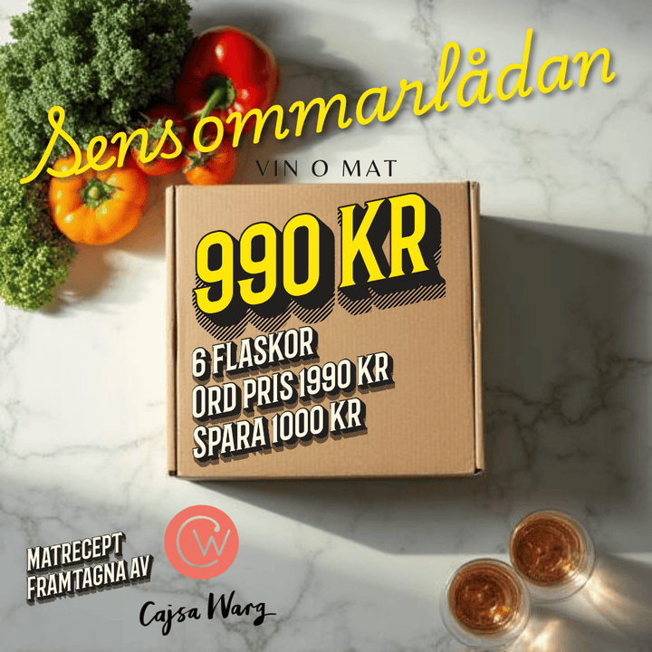 Vin o Mat. Sensommarlåda (6 flaskor) Amfora