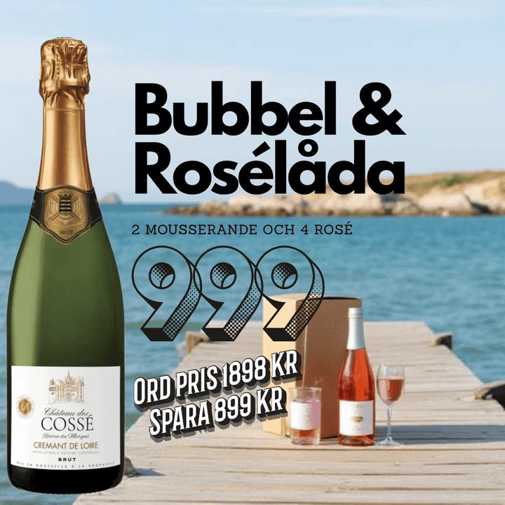 Mousserande och Rosé (6 flaskor) Amfora