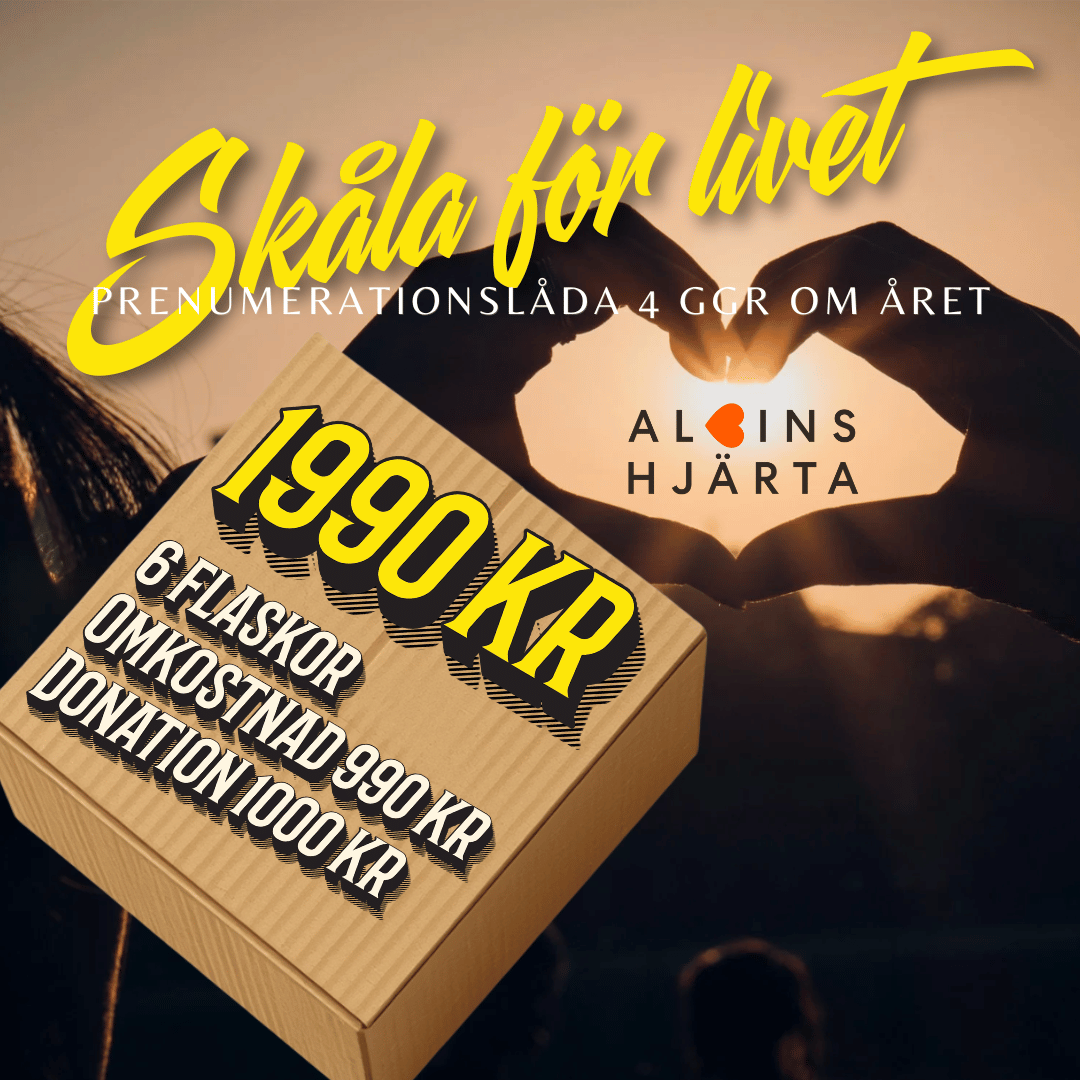 Skåla för livet (6 flaskor) prenumerationslåda Amfora