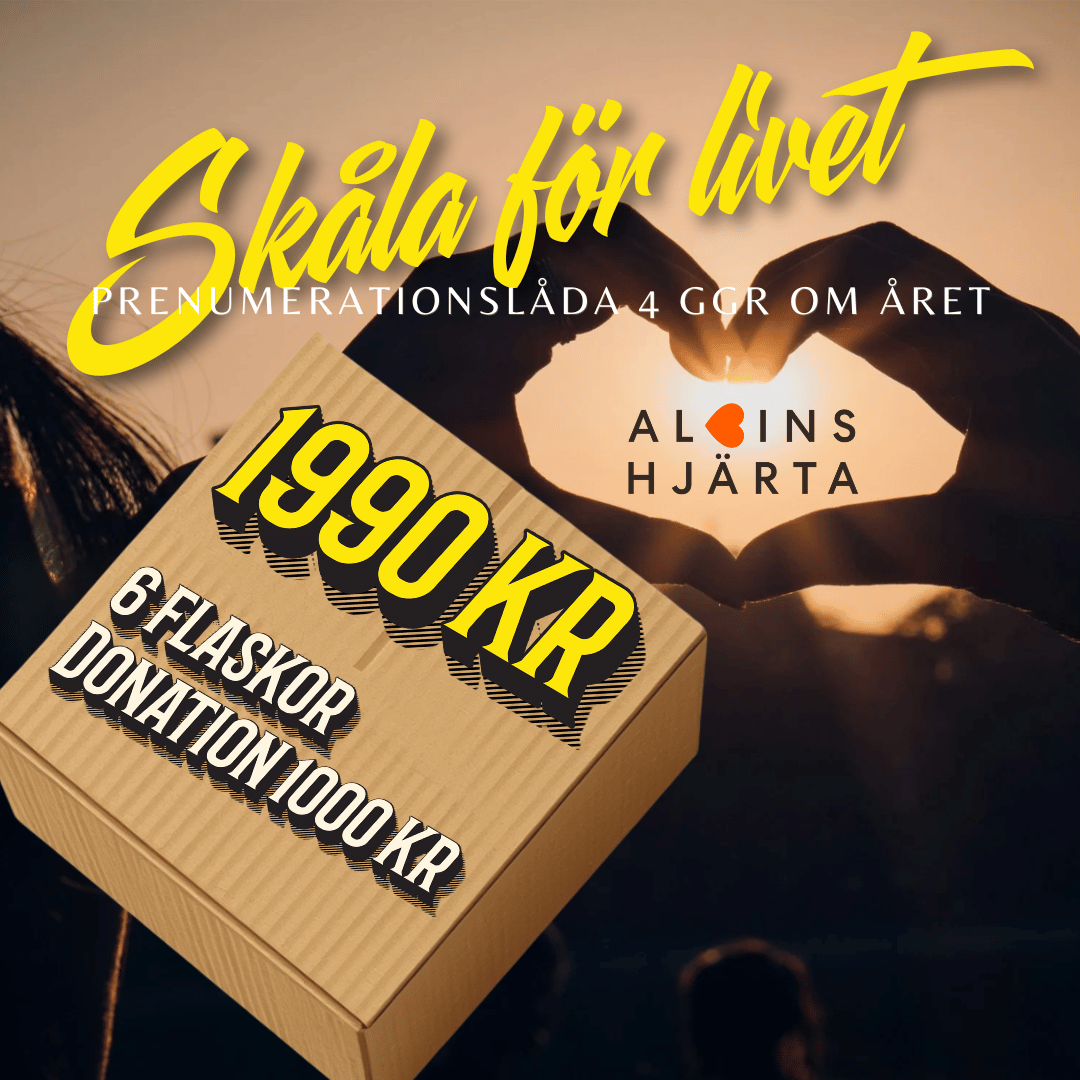 Skåla för livet (6 flaskor) prenumerationslåda Amfora
