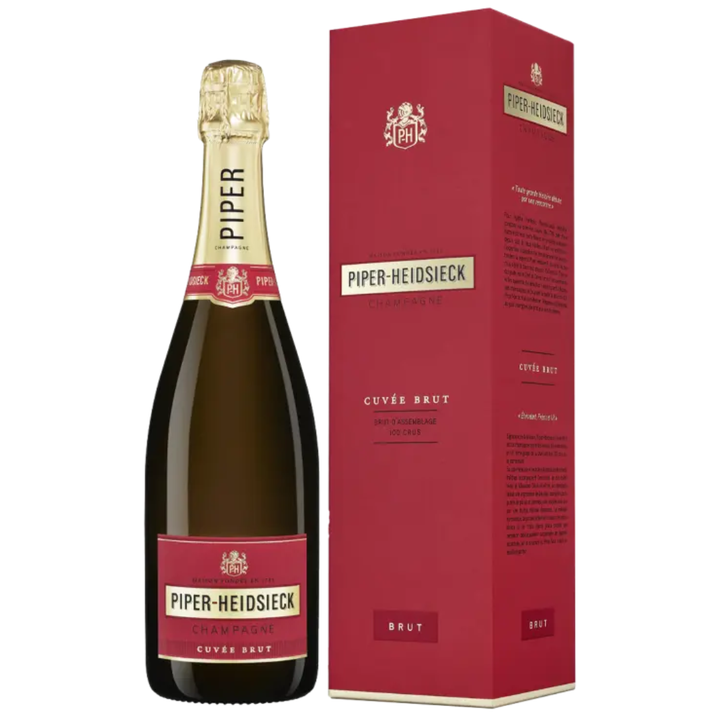 Piper-Heidsieck Champagne Brut. Giftbox Caviste Piper-Heidsieck